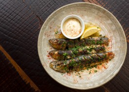 Sardines with lemon, garlic and parsley butter