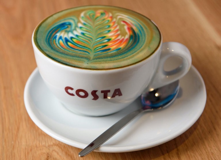 Costa Brings Rainbow Coffee To Manchester for Pride