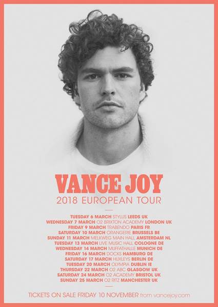 vance joy european tour