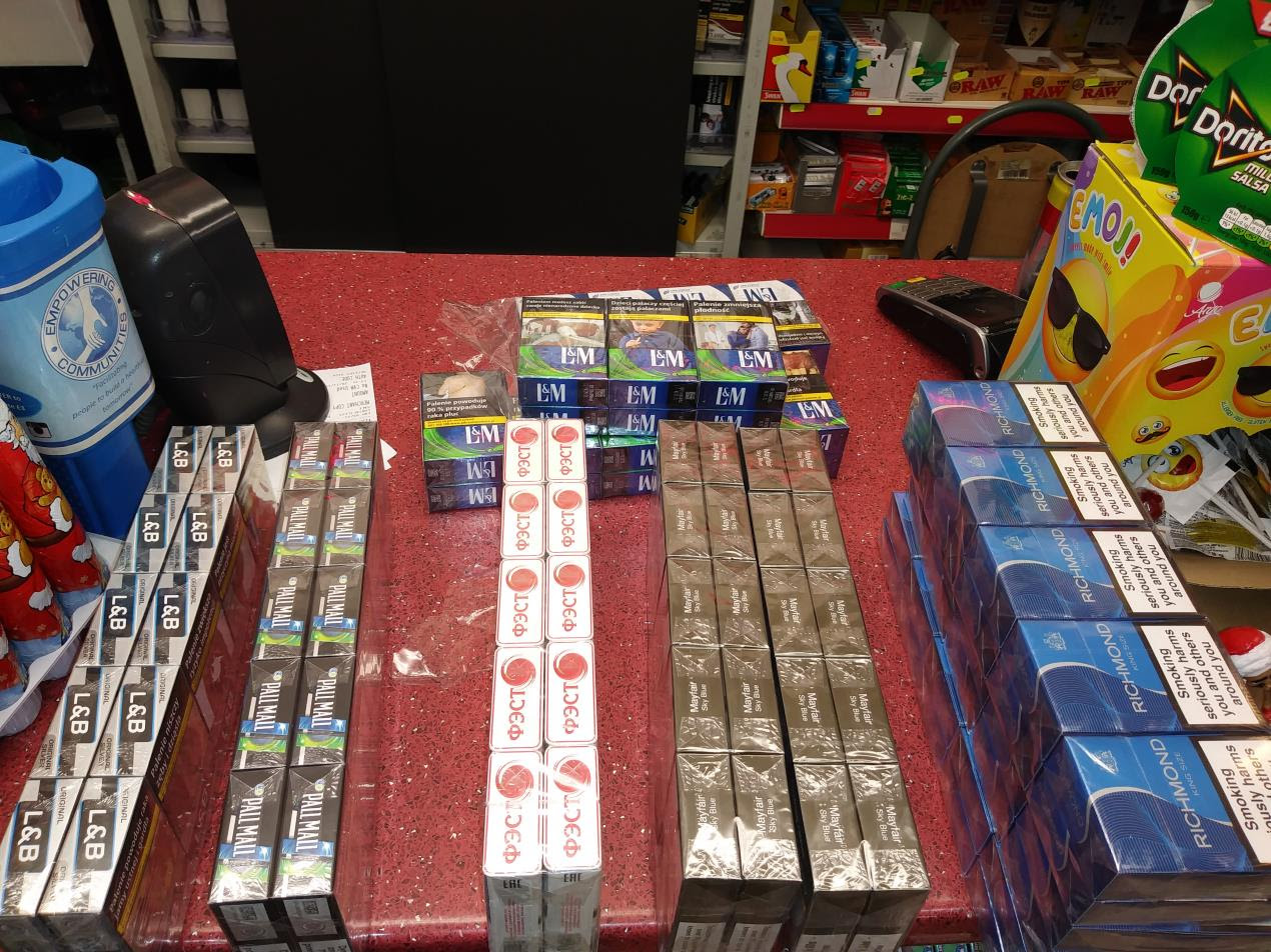 Over £18k Worth Of Illegal Cigarettes Seized After Raids Across Salford About Manchester