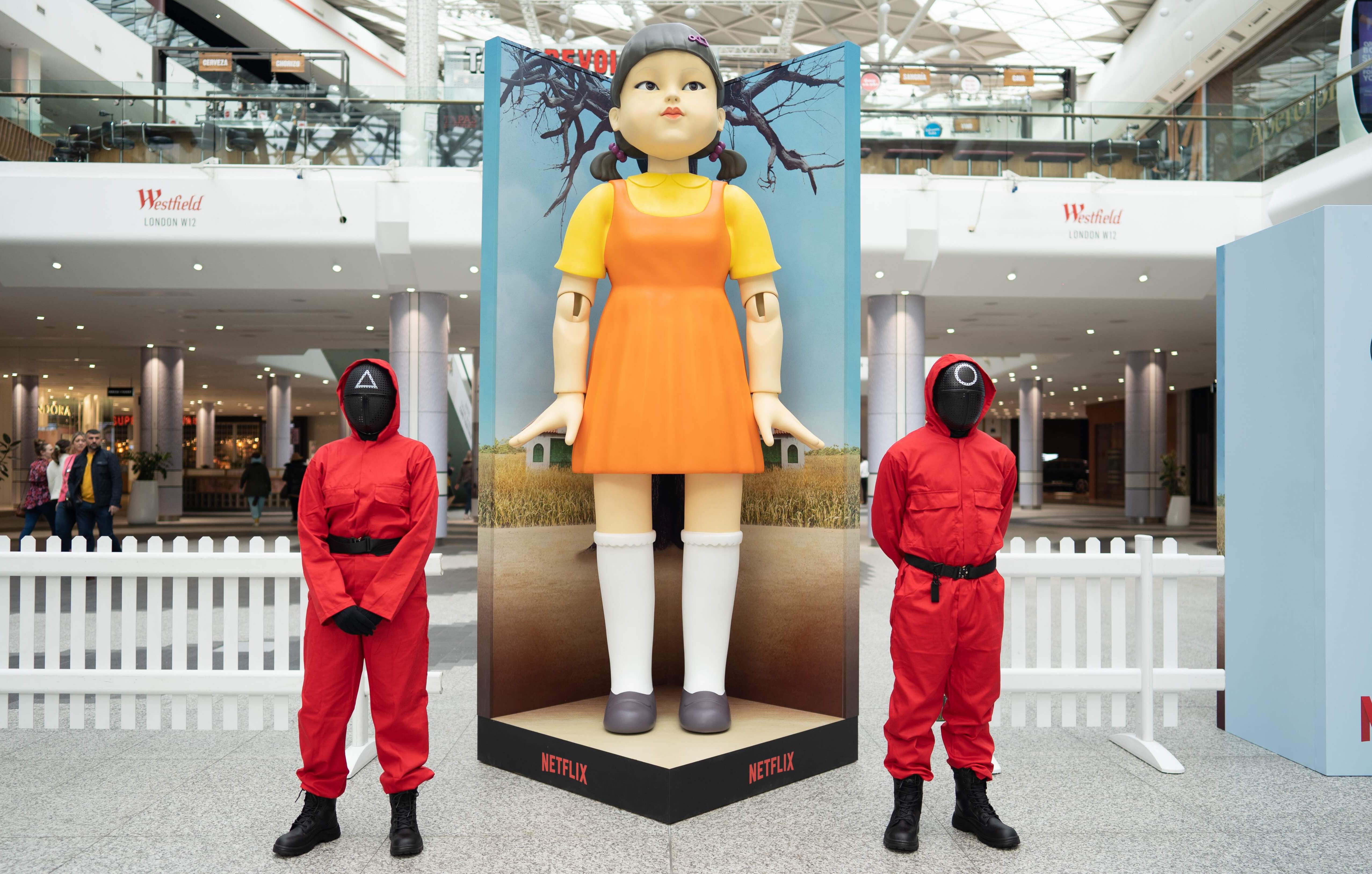 Netflix Brings Iconic Squid Game Doll to Fans in Manchester - About ...