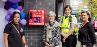 A bleed safety cabinet has been installed at Limelight, Trafford Housing Trust’s health and wellbeing hub in memory of Rhamero West