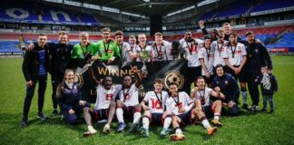 Bolton Wanderers' Under-19s Elite Football Development Squad are champions after winning the National Football Youth League Men’s Cup