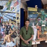 Renowned Manchester artist brings bold, political live art to Deansgate during the Manchester International Festival