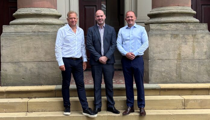 L-R Harvey Sutton, Phil O'Connor and Ben Preston