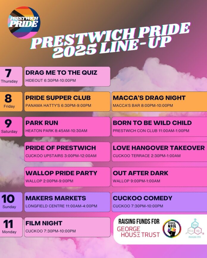 Prestwich Pride Line-up
