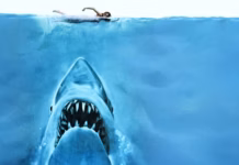 First ever summer blockbuster Jaws returns to the big screen for 50th anniversary