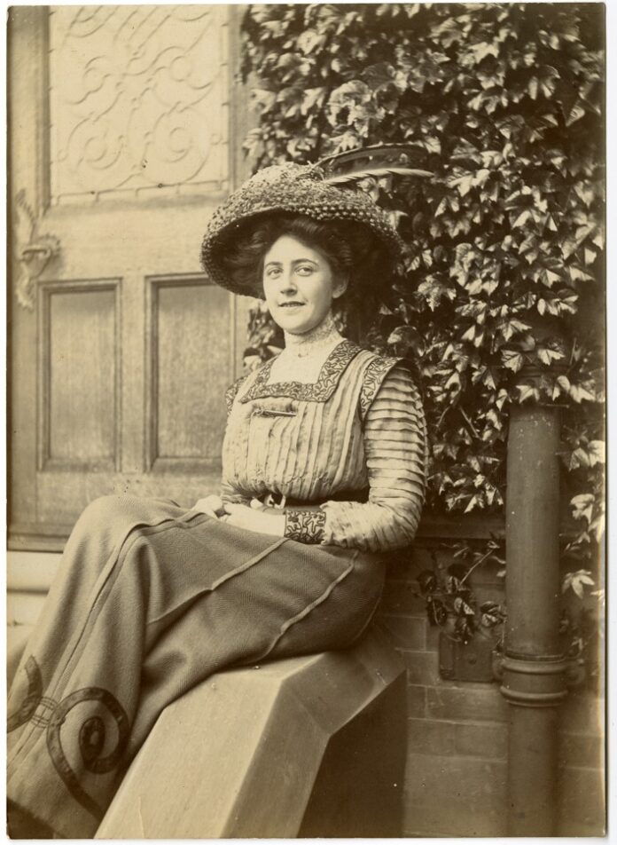 Agatha Christie at Abney Hall c1902. Copyright The Christie Archive Trust