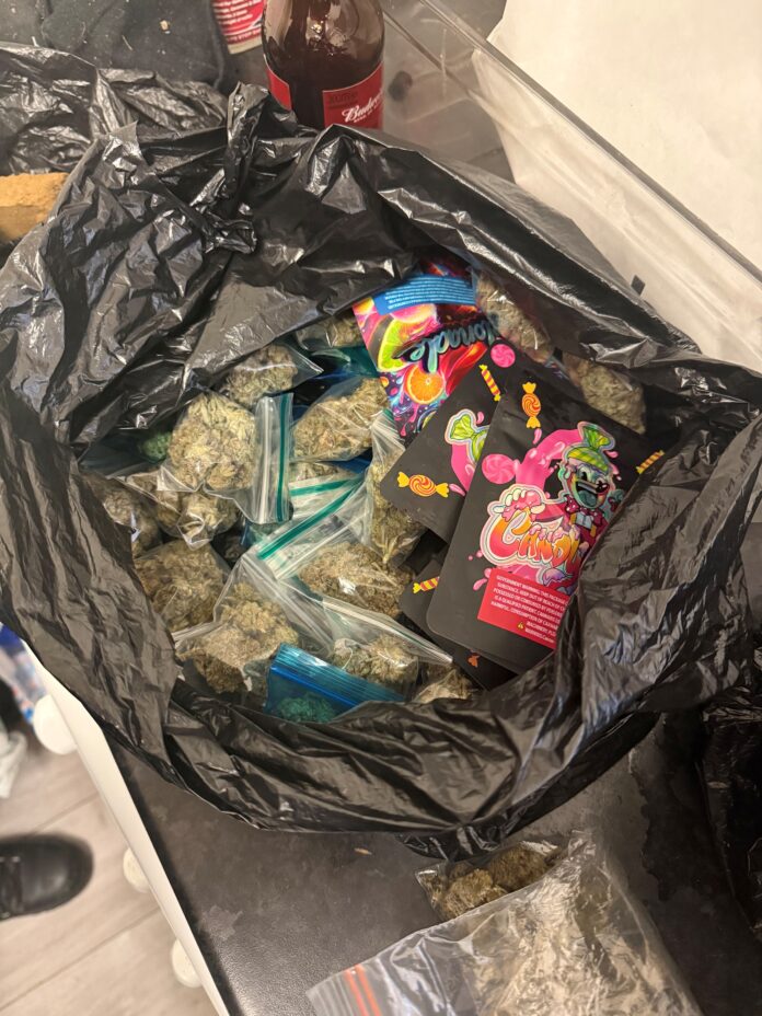 Cannabis found at address