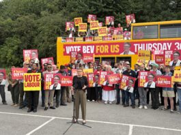 Bev Craig launches battle bus along with her transport plans