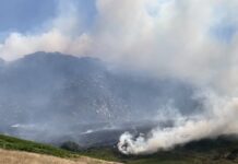 Firefighters continue to tackle moorlands blaze at Dovestones