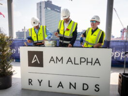 AM Alpha’s Rylands scheme hits key milestone with topping-out ceremony